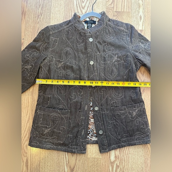 KAKTUS Embroidered Button Up Jacket Size Small - Picture 4 of 5
